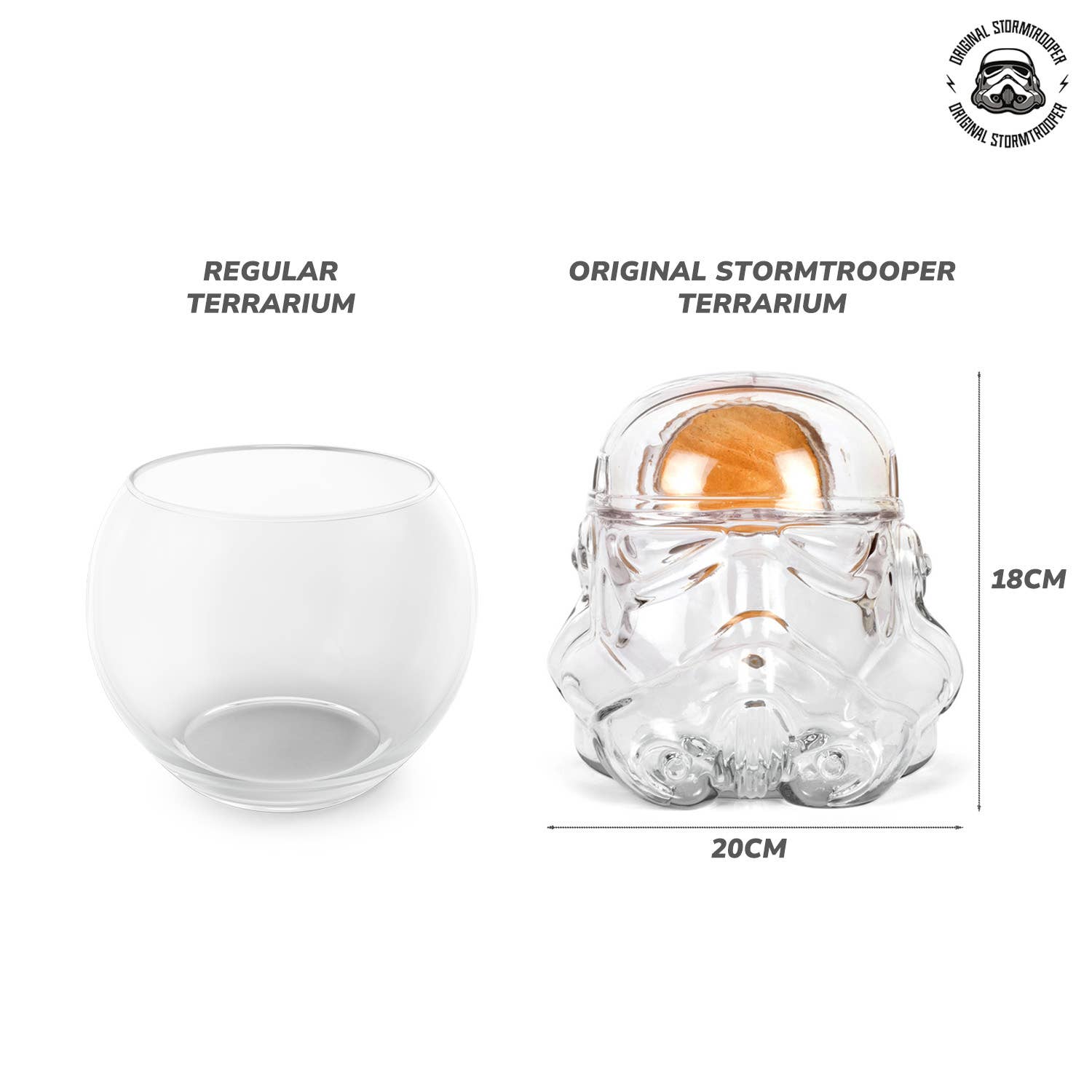 Original Stormtrooper Terrarium / Cookie Jar