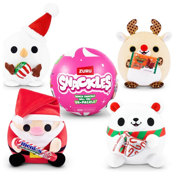 Snackles Christmas Small Cuddly Squishy Comfort Plush