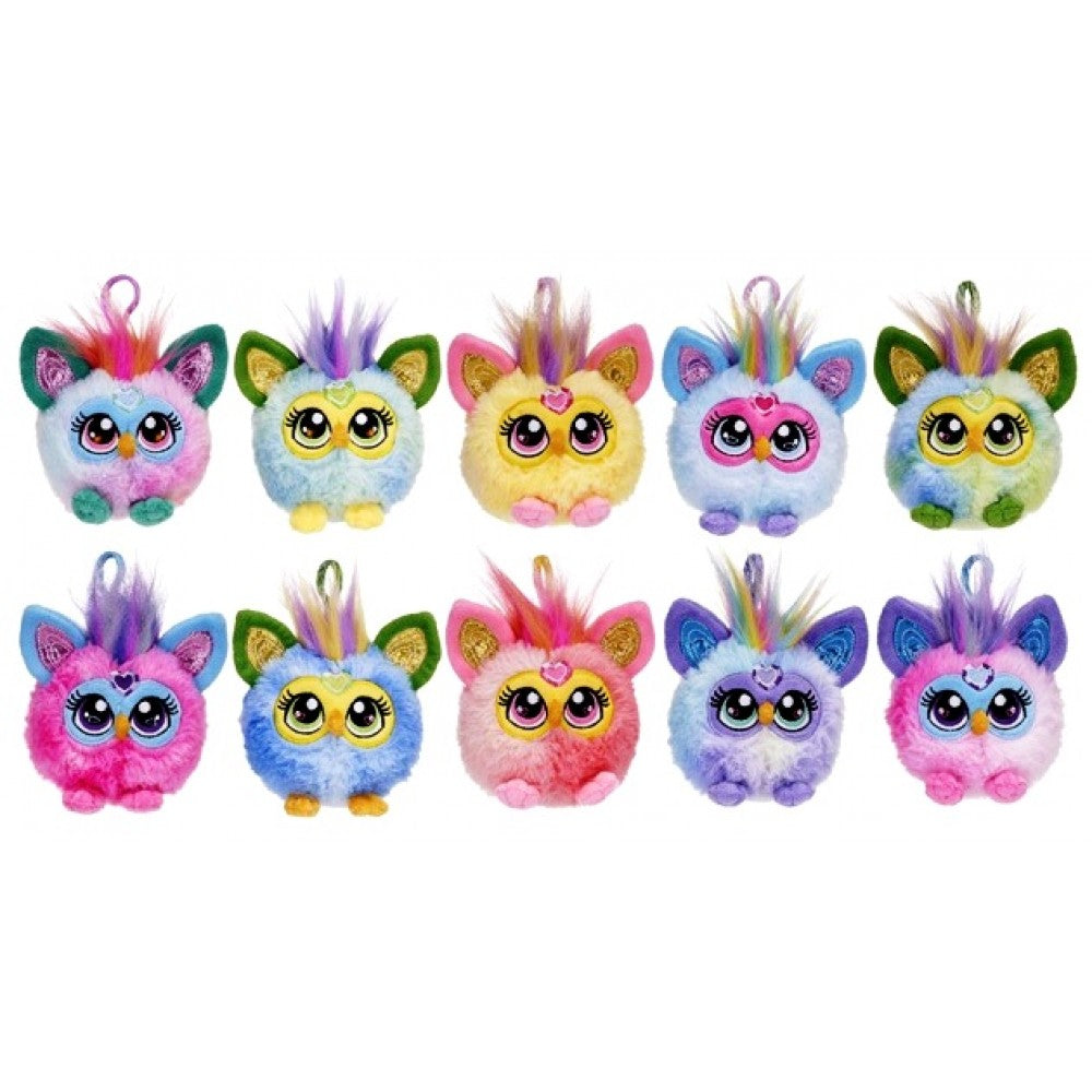 Furby 9cm Plush Bag Clips